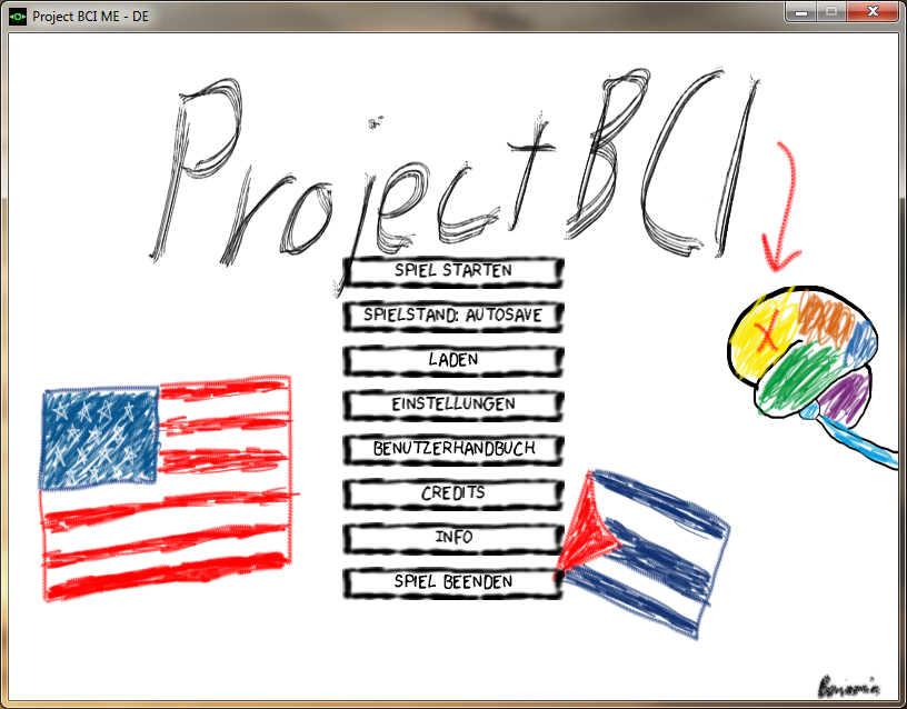 PBCI Menu Screen